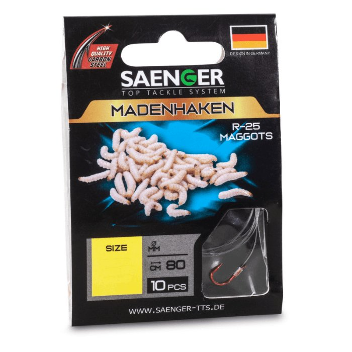 Sänger Madenhaken R-25 – 80cm Größe 14 2,9kg 0,18mm 3 Sänger Madenhaken R-25 – 80cm Größe 14 2,9kg 0,18mm