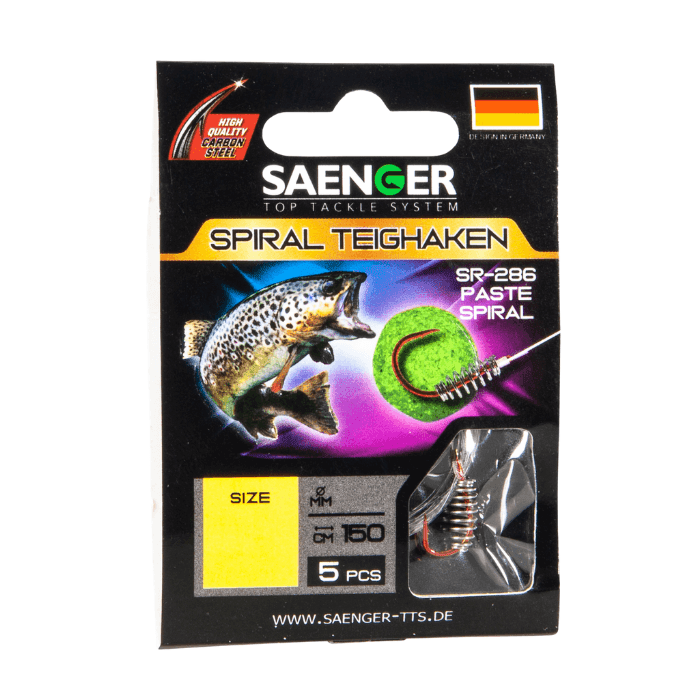 Sänger Teigspiralhaken SR-286 – 150cm Größe 4 5,6kg 0,25mm 3 Sänger Teigspiralhaken SR-286 – 150cm Größe 4 5,6kg 0,25mm