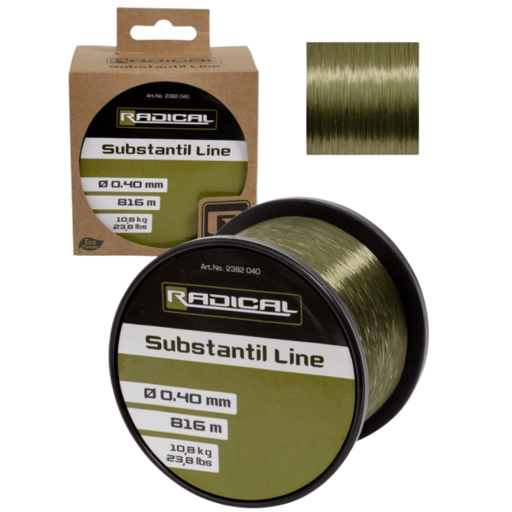 Radical Substantil Line 0,40 Mm 10,8 Kg 816 Meter Transparent Grün 3 Radical Substantil Line 0,40 Mm 10,8 Kg 816 Meter Transparent Grün