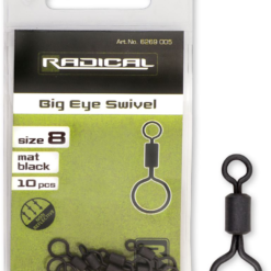 Radical Wirbel Big Öhr Mat Black Non Reflective 10 Stück