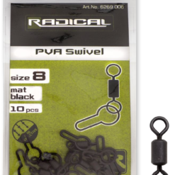 Radical PVA-Wirbel Mat Black Non Reflective 10 Stück