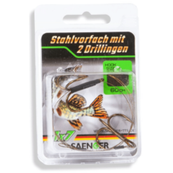 Sänger 1 X 7 Stahlvorfach Mit Zwei Drillingen Größe 1 15 Kg Tragkraft 60 Cm -Angeln Verkaufsgeschäft S nger 1 X 7 Stahlvorfach mit zwei Drillingen Gr sse 1 15 kg Tragkraft 60 cm 2 1280x1280
