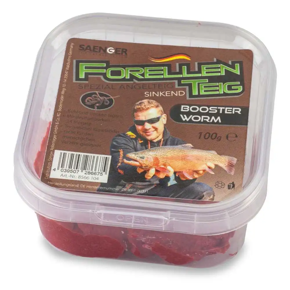 Sänger Forellenteig Booster Worm 100 G 3 Sänger Forellenteig Booster Worm 100 G