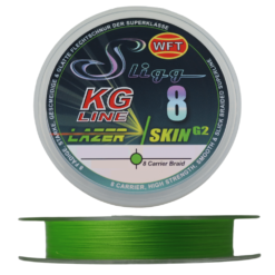 WFT Sligg 8 Lazer Skin G2 0,10 Mm 10 Kg 300 Meter Chartreuse
