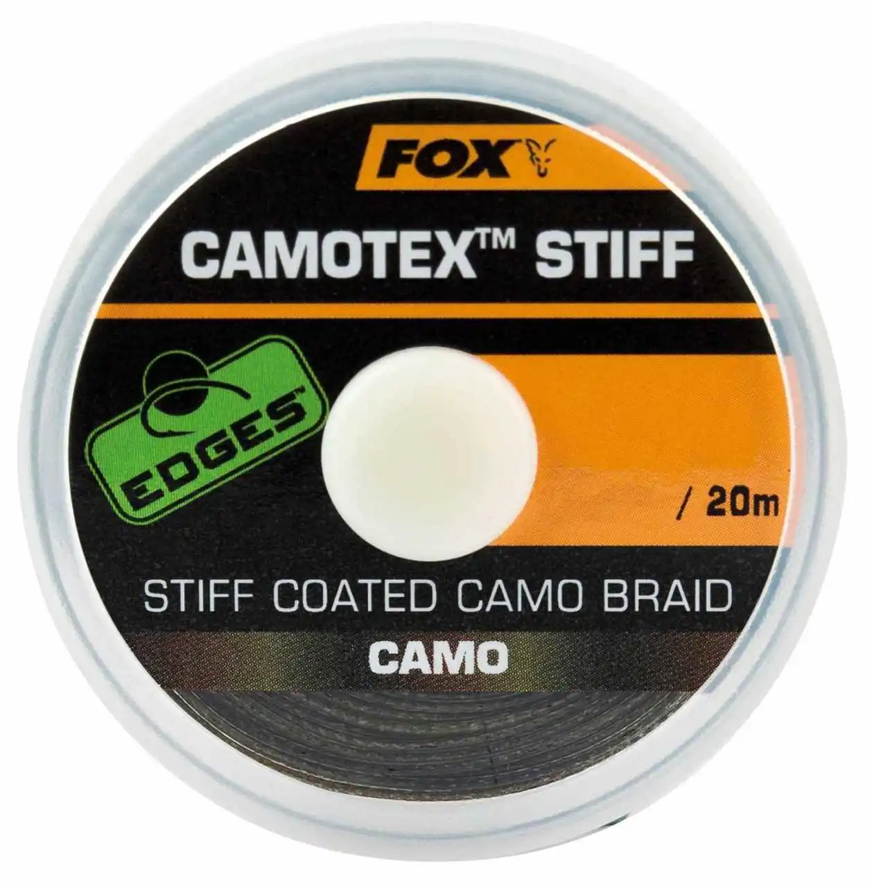 FOX Edges Camotex Stiff Coated Camo Braid 20m 3 FOX Edges Camotex Stiff Coated Camo Braid 20m