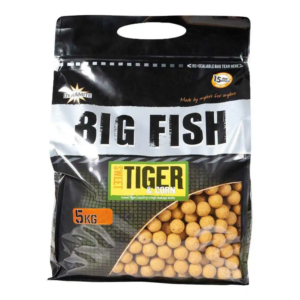 Dynamite Baits Sweet Tiger & Corn Boilies 15mm 5kg