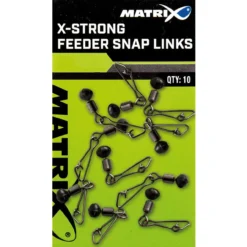 Fox Matrix X-Strong Feeder Snap Links Size 10