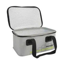 Fox Matrix EVA XL Cooler Bag Light Grey -Angeln Verkaufsgeschäft glu122 eva xl cooler bag light grey offen 1280x1280