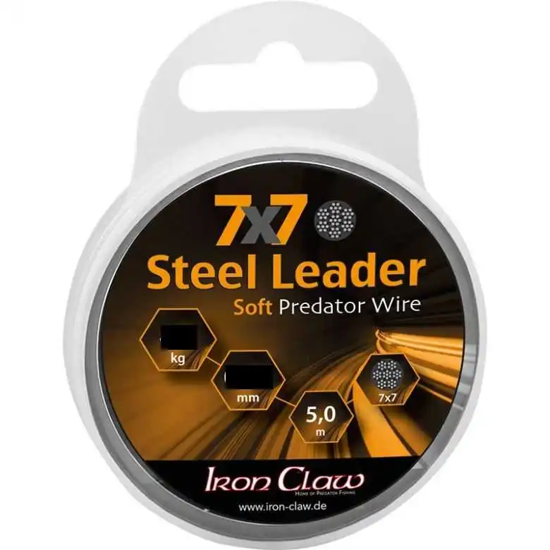 Iron Claw Steel Leader 7X7 0,45 Mm 9 Kg 5 Meter 3 Iron Claw Steel Leader 7X7 0,45 Mm 9 Kg 5 Meter