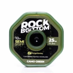 Ridge Monkey Connexion Rock Bottom Semi Stiff Coated 25 Lbs 10 Meter Green