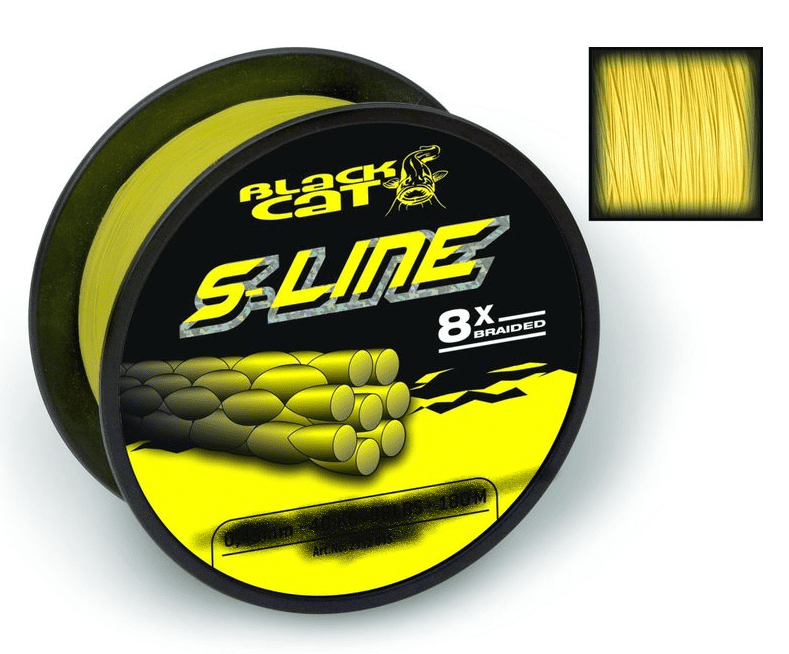 Black Cat S-Line 0,38 Mm 40 Kg 250 Meter Gelb 3 Black Cat S-Line 0,38 Mm 40 Kg 250 Meter Gelb
