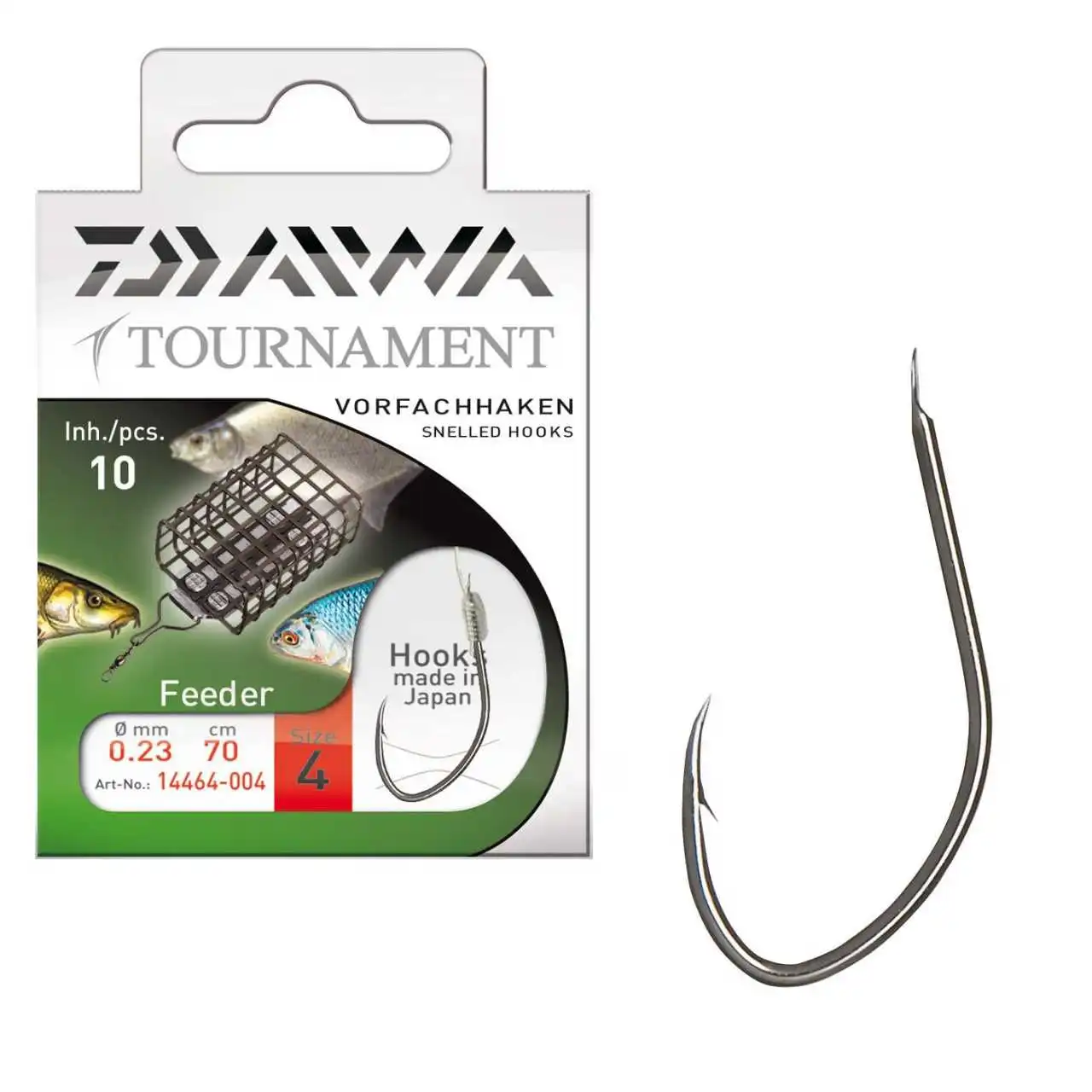 Daiwa Tournament Feederhaken 70cm 10 Stück 3 Daiwa Tournament Feederhaken 70cm 10 Stück