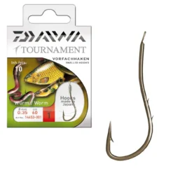 Daiwa Tournament Wurmhaken 60cm 10 Stück