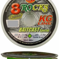 WFT 8-Rocks Baitcast Special 0,10 Mm 9,5 Kg 150 Meter Chartreuse