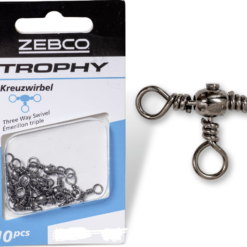 Zebco Trophy Kreuzwirbel Größe 6 10 Stück